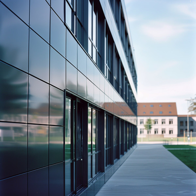 Aluminium gordijnmuren voor ziekenhuisgebouwen Veilige duurzame stijlvolle geveloplossingen