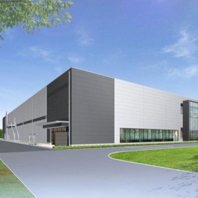 Lichte geprefabriceerde staalconstructie magazijn hangar GB-standaard