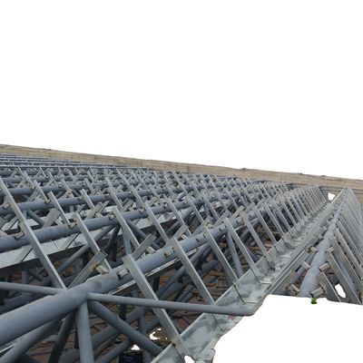 Galvanized Steel Roof Truss 50 Years Usage Light Structure Frame