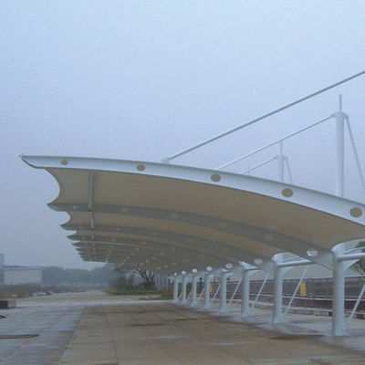 Q235B de Structuren van de spanningsstof ontwerpen 2.5mm 1.5mm Comité het Zeil van de Membraanschaduw