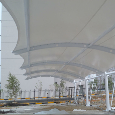 Q235B de Structuren van de spanningsstof ontwerpen 2.5mm 1.5mm Comité het Zeil van de Membraanschaduw