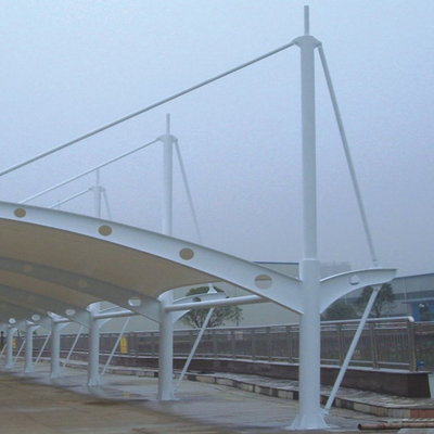 Q235B de Structuren van de spanningsstof ontwerpen 2.5mm 1.5mm Comité het Zeil van de Membraanschaduw