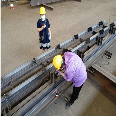Gegalvaniseerde van de het Kaderassemblage van Q345 Ruimtetoebehoren 950mm Dak met Grey Color
