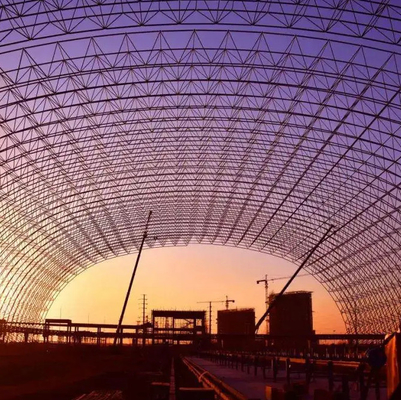 Hete Onderdompelings Gegalvaniseerd Staal - ontworpen Structureel Ruimtekader 300m van de Gebouwenboog