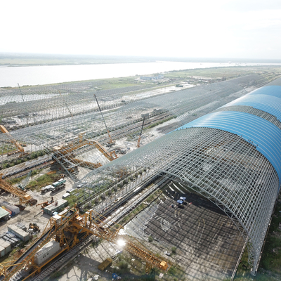 Hete Onderdompelings Gegalvaniseerd Staal - ontworpen Structureel Ruimtekader 300m van de Gebouwenboog