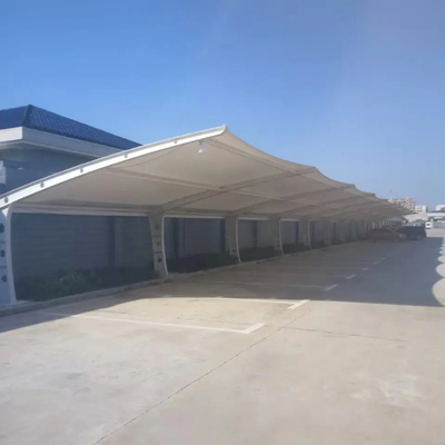 Het geprefabriceerde de Stof van de de Structuur Witte Spanning van pvc Trek Afbaarden
