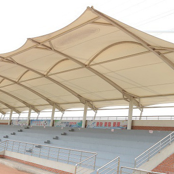 Q235B de Structuurarchitectuur 0.36mm0.6mm van het spanningsmembraan Dak Lange Spanwijdte