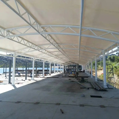 Q235 de Structuur die van het Spanningsmembraan Waterdichte het Dak van Pu bouwen 0.6mm
