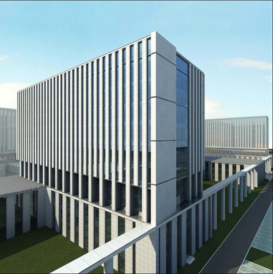 Modeontwerp Low-E glazen gevels van dubbele beglazing glazen vliesgevel