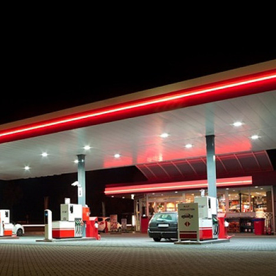 Q235 paste Prefabdak 50mm van de Benzinestationluifel multi-Helling aan