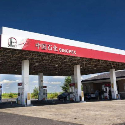 Q235 paste Prefabdak 50mm van de Benzinestationluifel multi-Helling aan