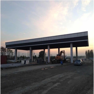 Q345 Benzinestationluifel 150mm van de het Pleinluifel van de Daktol de Lichte Maat