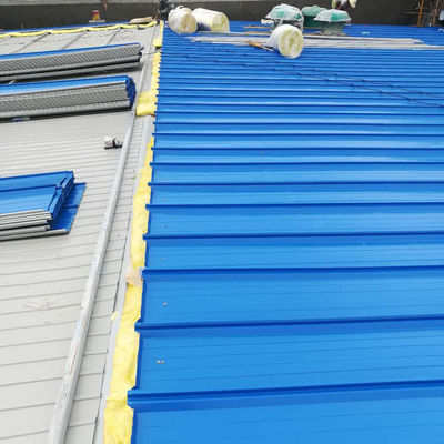 Prefabq345 Industrieel Tin Roof Maintenance 0.8mm Gegalvaniseerde 50mm