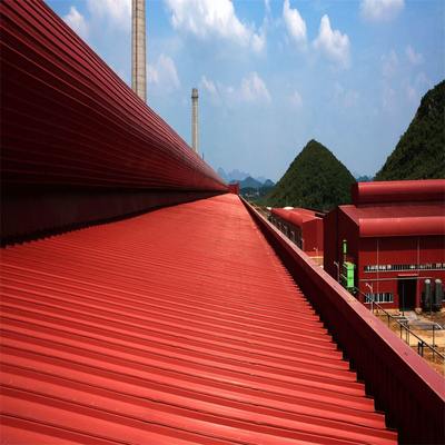 Prefabq345 Industrieel Tin Roof Maintenance 0.8mm Gegalvaniseerde 50mm