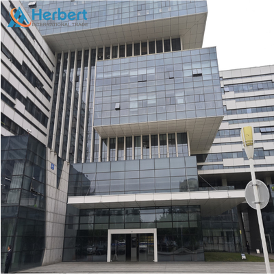 Q345 Steen 960mm 820mm van de AluminiumGordijngevel Aangepast voor Structuur