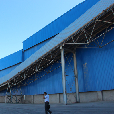 Pakhuis 50mm van het douane Structurele Staal Geprefabriceerde Workshoploodsen