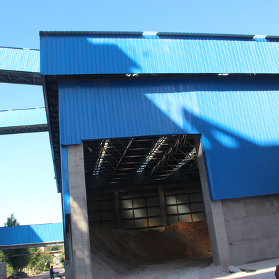 Pakhuis 50mm van het douane Structurele Staal Geprefabriceerde Workshoploodsen