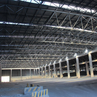 Geprefabriceerd licht stalen constructieframe voor magazijnstation daklassen in Argentinië projecten Q235 Q345