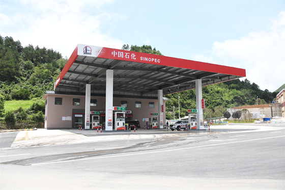 S235JR Aangepaste de Luifelbouw 300m van het benzinebenzinestation