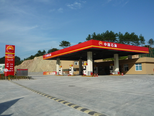 S235JR Aangepaste de Luifelbouw 300m van het benzinebenzinestation