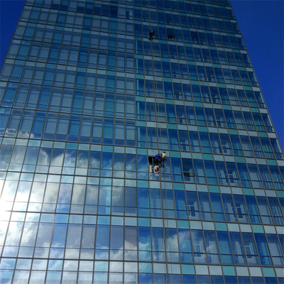 Q355 Lage e-GlasGordijngevel 120mm het Dubbele Verglaasde Glasgordijn Buigen