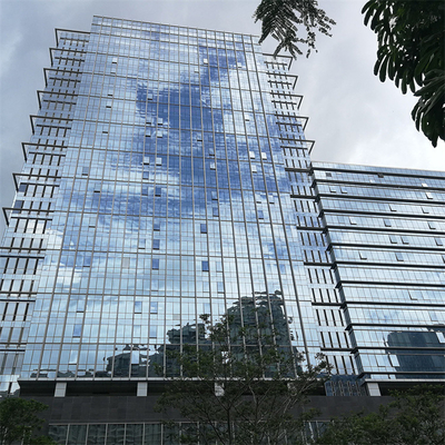 Van de het GlasGordijngevel van aluminium Reusachtig Unitized de Bekledingssysteem 120mm