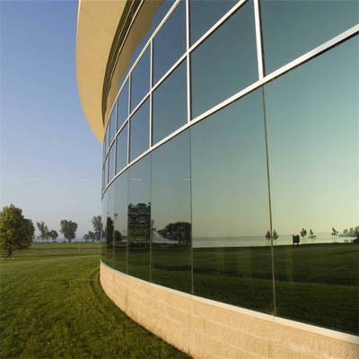 Q355 Buitenvoorgevelcomités 1.5mm Dubbele CAD van de GlasGordijngevel