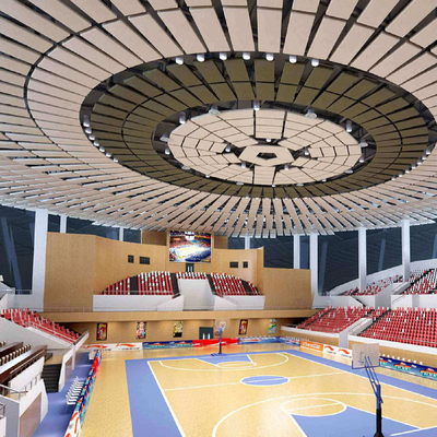 S235JR geprefabriceerde Sporthal 150mm van de Staalstructuur Dak Lichtgewicht