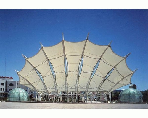 Q355 Architectuur 120mm van de Spanningsstof 50mm Structuur van het Dak de Trekmembraan