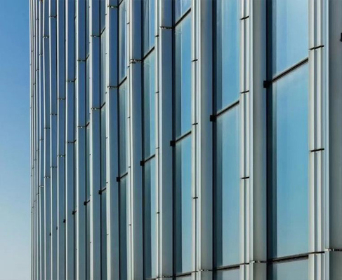 Modeontwerp Low-E glazen gevels van dubbele beglazing glazen vliesgevel