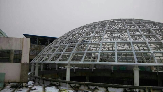 Prefabpu-de Bundelstructuur van het Dak Ruimtekader de Bouwdak 950mm de Één Eindedienst