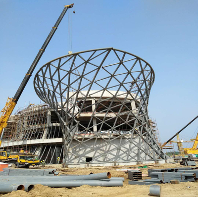 Mooie exterieur lichtgewicht metalen spanten voor bouwconstructies