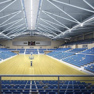 De Structuurgymnasium Geprefabriceerd Ontwerp van het grote Spanwijdtestaal