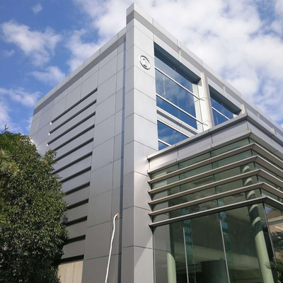 De geprefabriceerde van de het GlasGordijngevel van het Ontwerpaluminium Bouw Q235