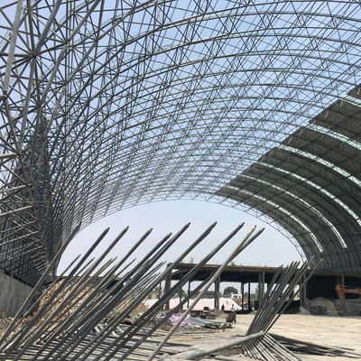 Grote Spanwijdte Geprefabriceerd Ontwerp voor Structuur van het Staal de Ruimtekader