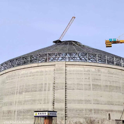 Geprefabriceerde stalen ruimteframes Structuur Q235 voor klinkersilo