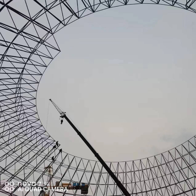 Geprefabriceerde Lichte de Bouw van het Staalkader Structuurbouw 70m en 90m diameter voor stoge