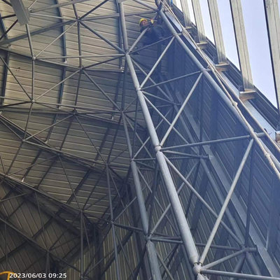 Q235 Licht stalen frame geprefabriceerd voor schuurconstructie