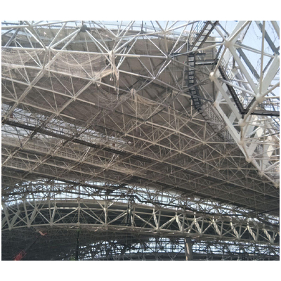 Q235 Voorgefabriceerde staalstructuur op maat Hoog brandwerend staalruimteframe