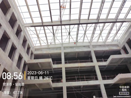 Q235 op maat gemaakte prefab stalen ruimteframes hoge windweerstand