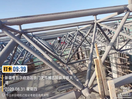 Aluminium legering ruimte frame junction voor duurzame constructie in witte kleur