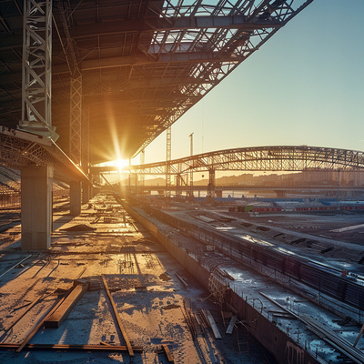 Grote span staal ruimte frame structuren voor efficiënte spoorwegstation bouw robuuste en veelzijdige oplossingen