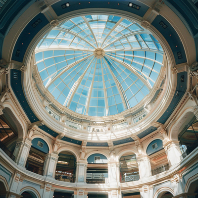 Elegante Sky Roof Dome Skylight Perfect voor Grand Dome gebouwen