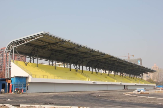Q235 Q355 Duurzaam stadion staalconstructie met breed dak
