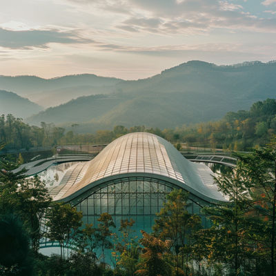 Ruimtelijke structuur met een elegant ontwerp voor centrale parken en informele faciliteiten Duurzame en veelzijdige stalen gebouwen