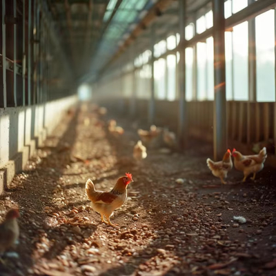 Staalportaal voor pluimveehouderijen Duurzame efficiënte landbouwoplossingen