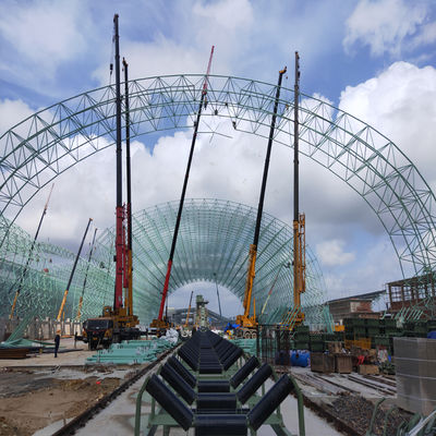 Op Maat Gemaakte Stalen Constructie Magazijn Geprefabriceerde Industriële Schuur