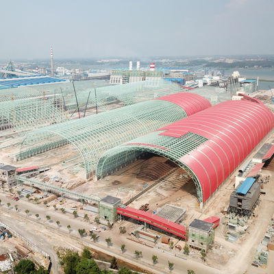 Op Maat Gemaakte Stalen Constructie Magazijn Geprefabriceerde Industriële Schuur