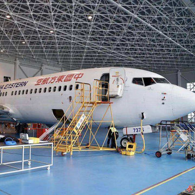 Lichte geprefabriceerde staalconstructie magazijn hangar GB-standaard