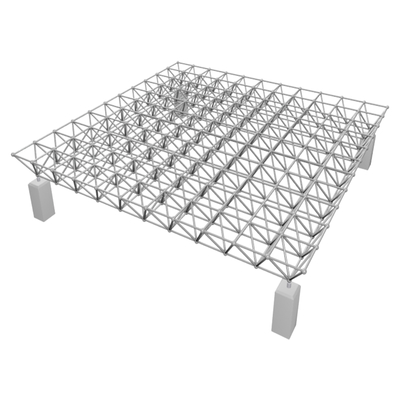 Aluminium Ruimteframe Gelaste Verbinding voor Stalen Gebouwconstructie Geschroefde Knooppuntstructuur GB